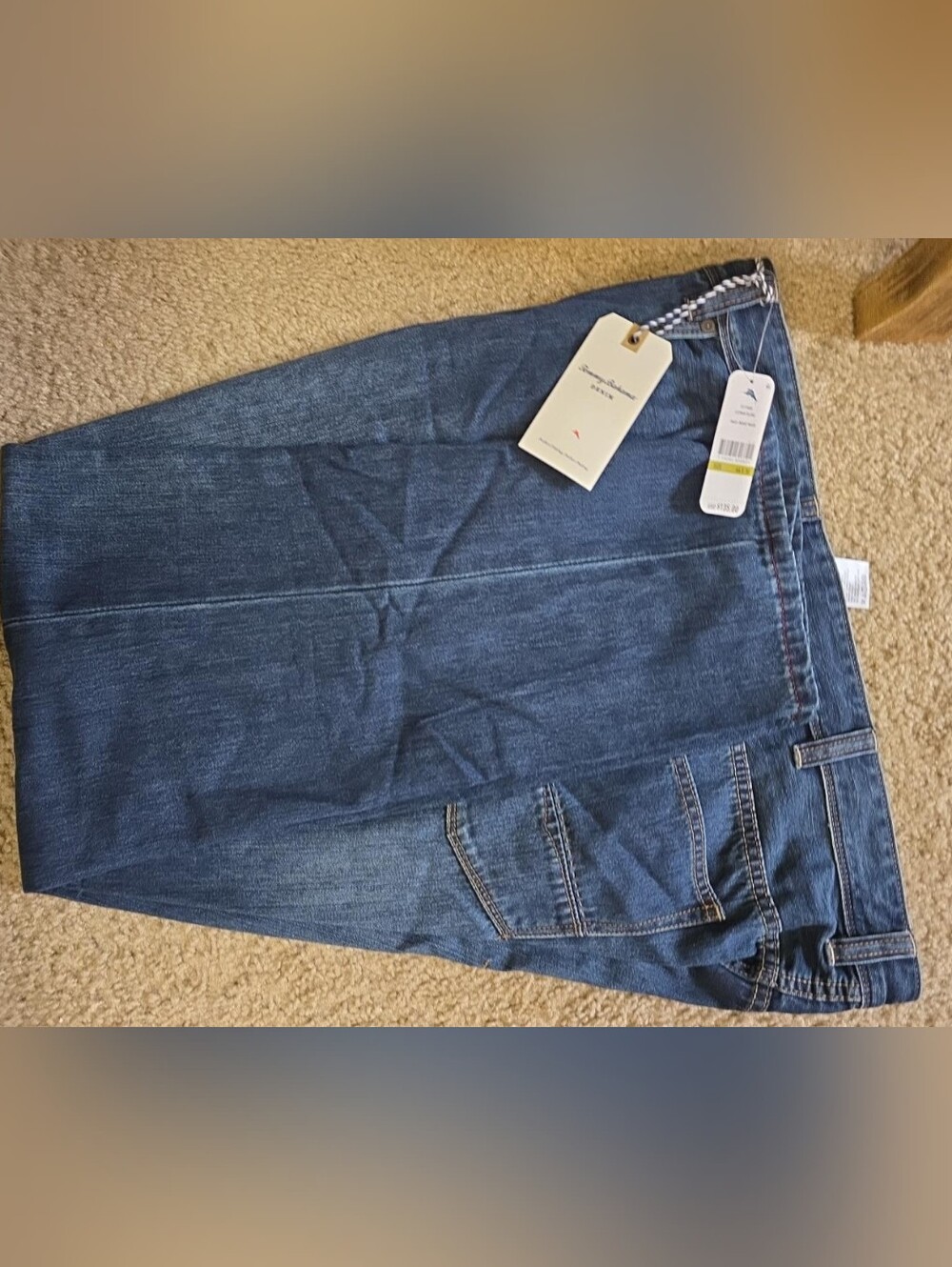 C008 NWT Tommy Bahama Men's Blue Jeans Denim $158 Retail
